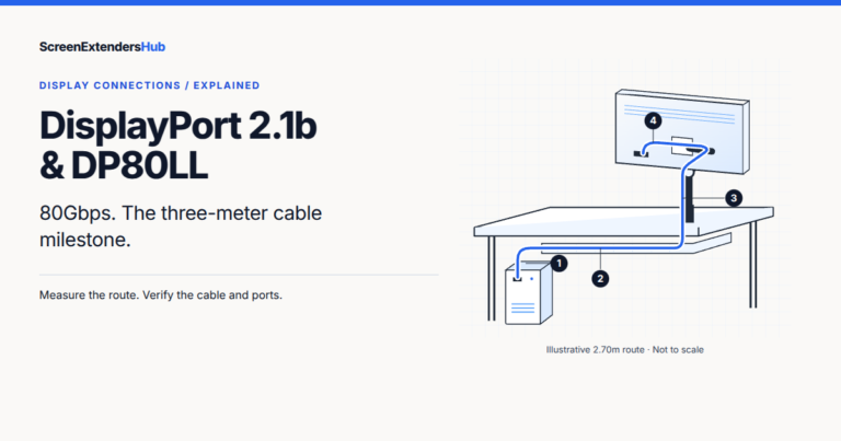 DisplayPort 2.1b and DP80LL: How Full-Bandwidth 80Gbps Cables Reached 3 Meters